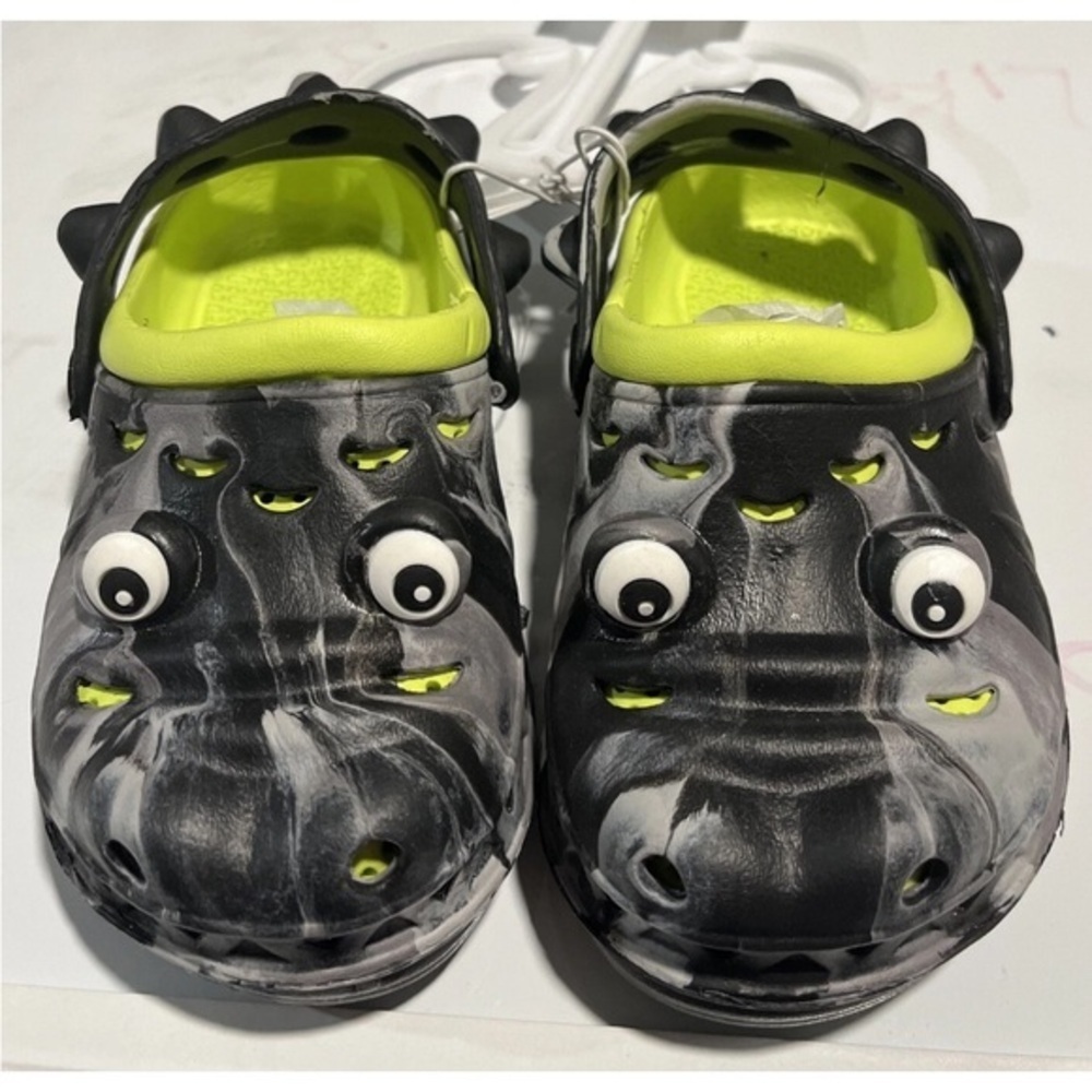 Capelli Toddler Boys Rubber Clogs Hippo Novelty Slip On Gray Size 8